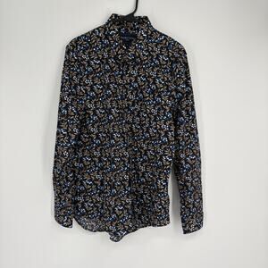Paisley‎ & Gray Men’s Slim Fit Button Down Shirt Size Large Fruit Print Business